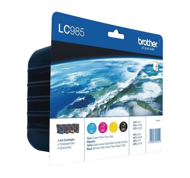 Multipack cartouche jet d'encre LC985 - Brother