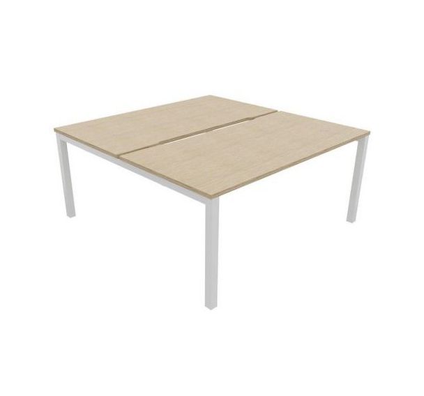 Multiposte Départ - Suivant  L160xP163 cm Plateau échancré - Buronomic
