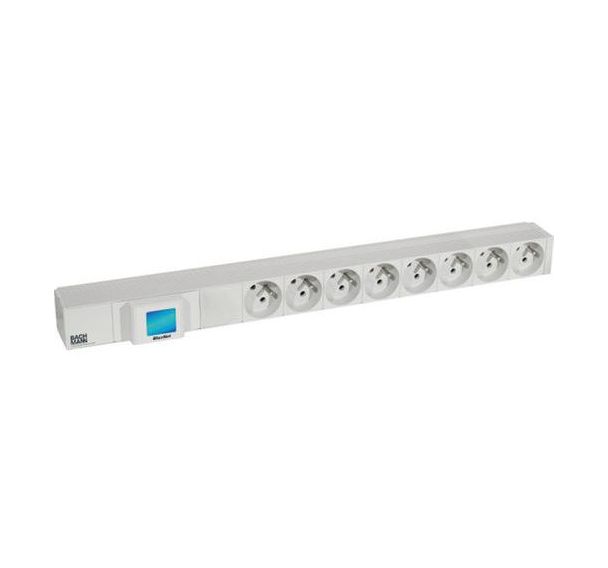 Multiprise 19'' 800.2067 8 prises avec wattmètre