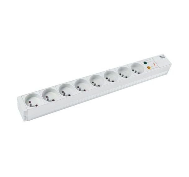 Multiprise 19'' avec 8 prises interrupteur et parasurtenseur