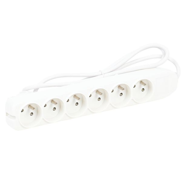 Multiprise 230V 6 prises NF