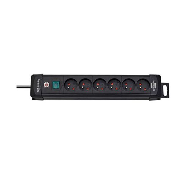 Multiprise Premium-Plus 6 prises avec interrupteur 3m - Brennenstuhl