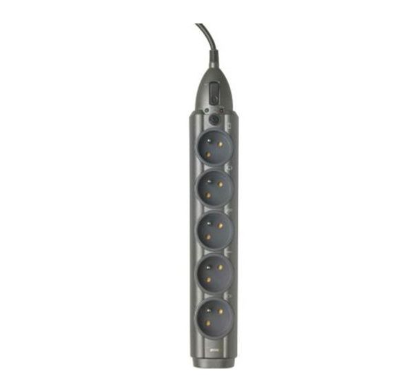 Multiprise S5 parafoudre 5 prises avec interrupteur