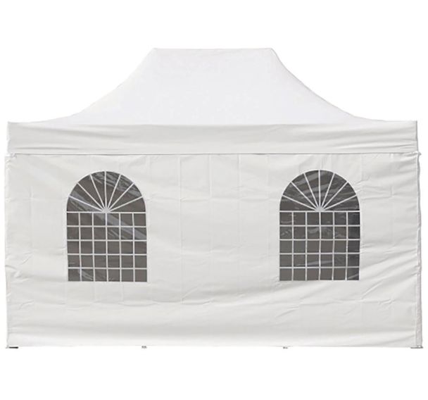Mur fenêtre 4m pour tente parapluie Galo - blanc
