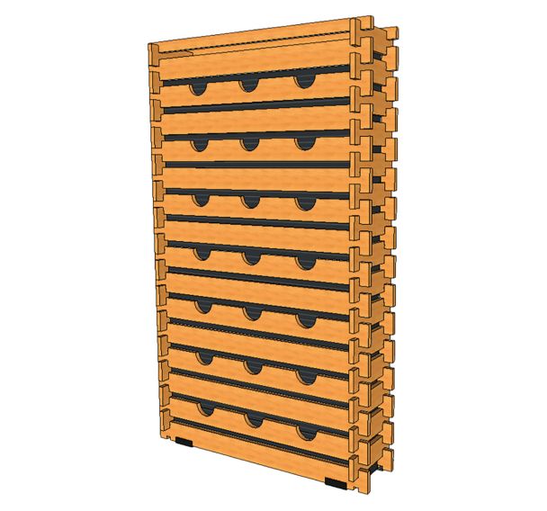 Mur végétal hauteur 1.80 m Carre Serre