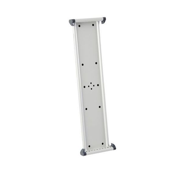 Mural métal vide A4 - Magnétique - 10 poches - Avec butées