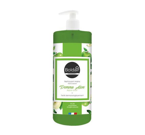 Nettoyant mains pomme aloe - 500 ml - Boldair