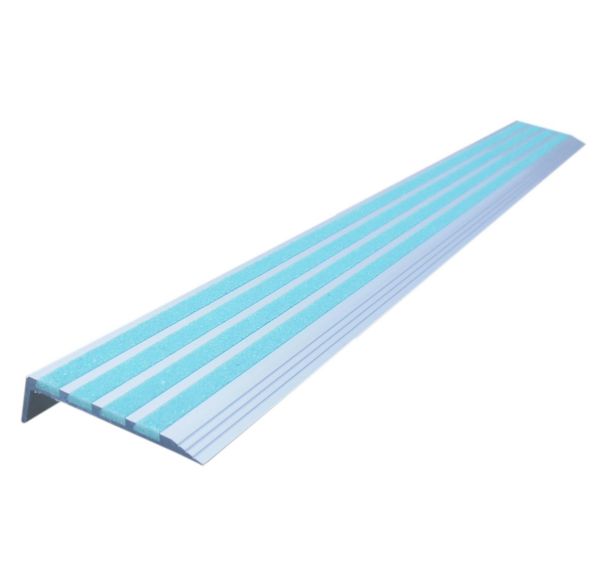 Nez de marche antidérapant aluminium - Lot de 10 - Viso