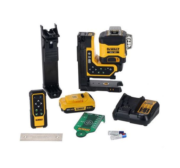 Niveau laser multilignes 3x360° XR 18V 2Ah,