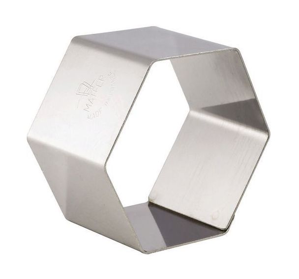 Nonnette à hexagone en inox - Lot de 4 - Matfer