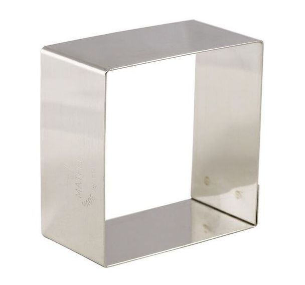 Nonnette carrée en inox - Lot de 4 - Matfer