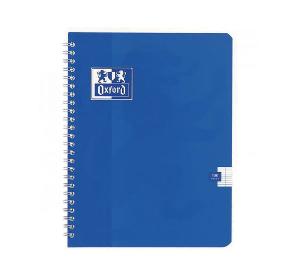 OXFORD Cahier Color Life 17x22cm Grands Carreaux Seyès 100 Pages Reliure Intégrale Couverture Carte Coloris Assortis