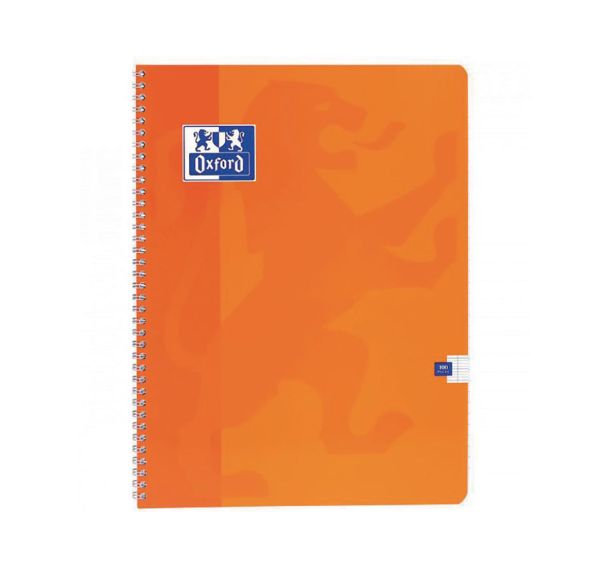 OXFORD Cahier Color Life 24x32cm Grands Carreaux Seyès 100 Pages Reliure Intégrale Couverture Carte Coloris Assortis