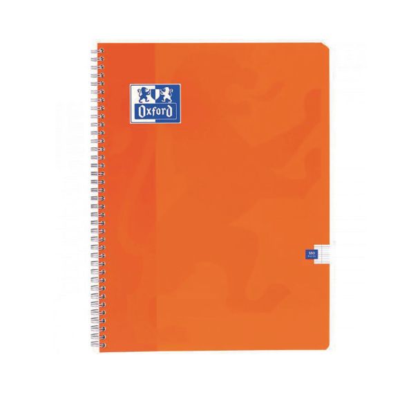 OXFORD Cahier Color Life 24x32cm Grands Carreaux Seyès 180 Pages Reliure Intégrale Couverture Carte Coloris Assortis