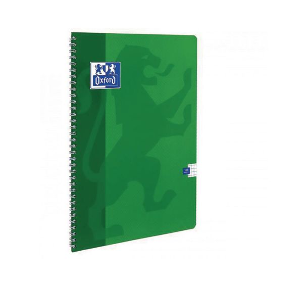 OXFORD Cahier Color Life A4 Petits Carreaux 5mm 180 Pages Reliure Intégrale Couverture Carte Coloris Assortis