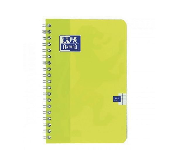 OXFORD Carnet Color Life 11x17cm Grands Carreaux Seyès 100 Pages Reliure Intégrale Couverture Carte Coloris Assortis