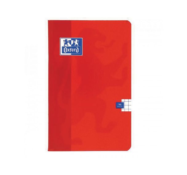 OXFORD Carnet Color Life 11x17cm Petits Carreaux 5mm 96 Pages Agrafées Couverture Carte Coloris Assortis