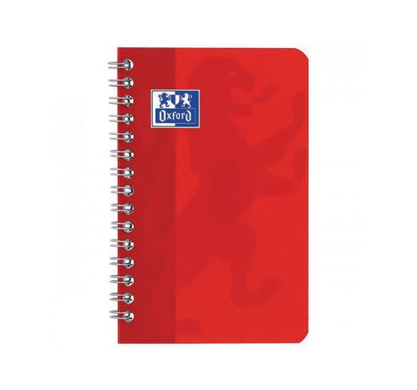OXFORD Carnet Color Life 9x14cm Petits Carreaux 5mm 100 Pages Reliure Intégrale Couverture Carte Coloris Assortis