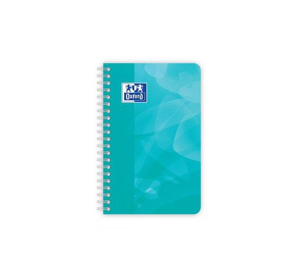 OXFORD Carnet Lagoon 11x17cm Petits Carreaux 5mm 180 Pages Reliure Intégrale Couverture Polypro Coloris Assortis