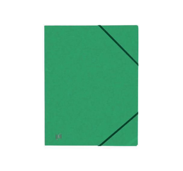 OXFORD Chemise 3 Rabats Top File + 17x22cm avec Elastique Couverture Carte Coloris Assortis