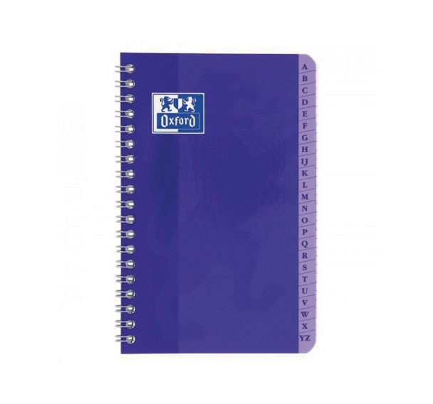 OXFORD Répertoire Color Life 11x17cm Petits Carreaux 5mm 100 Pages Reliure Intégrale Couverture Carte Coloris Assortis