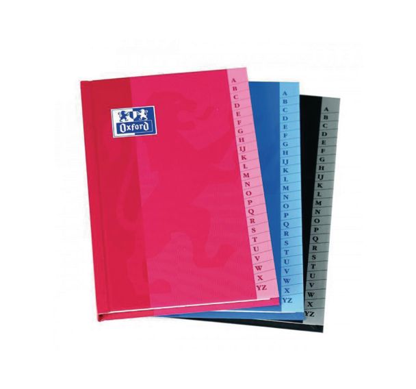 OXFORD Répertoire Color Life 11x17cm Petits Carreaux 5mm 192 Pages Brochées Couverture Carte Coloris Assortis