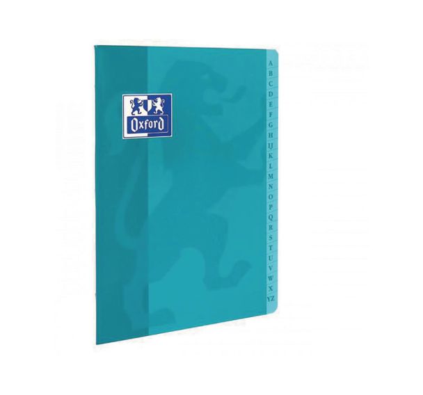 OXFORD Répertoire Color Life 17x22cm Grands Carreaux Seyès 96 Pages Agrafées Couverture Carte Coloris Assortis