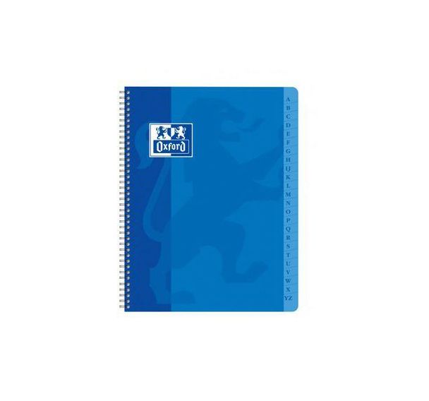 OXFORD Répertoire Color Life 17x22cm Petits Carreaux 5mm 180 Pages Reliure Intégrale Couverture Carte Coloris Assortis
