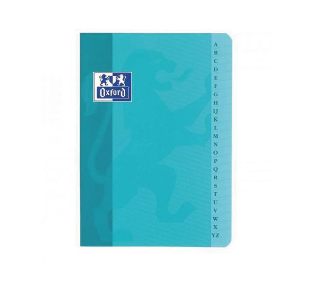 OXFORD Répertoire Color Life A5 Petits Carreaux 5mm 192 Pages Brochées Couverture Carte Coloris Assortis