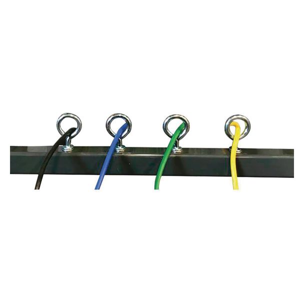 Option guide-câbles pour rayonnage couronnes et bobines Bobi-rack