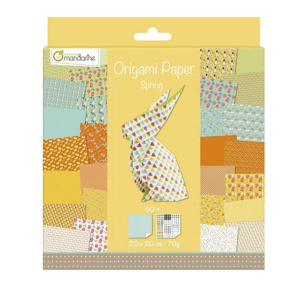 Origami Printemps, 60 feuilles 20 x 20, 70g