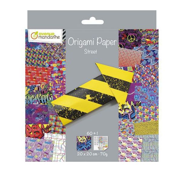 Origami Street, 60 feuilles 20 x 20, 70g