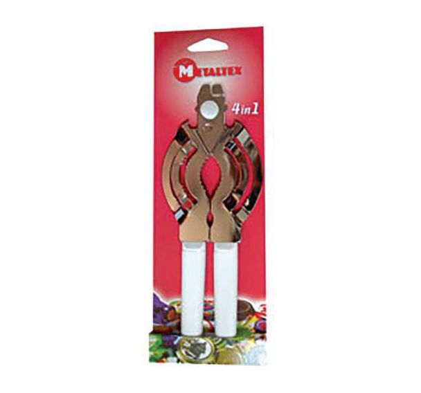 Ouvre-bocal universel 4 en 1 - Metaltex (Lot de 4)