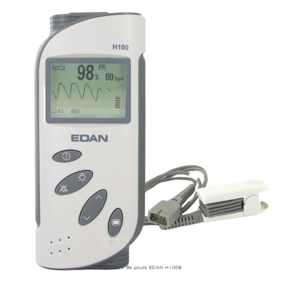 Oxymètre de pouls h100b avec capteur pediatrique-EDAN