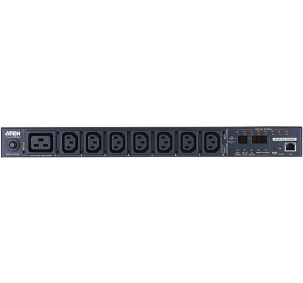 PE8208G eco pdu multiprise ip 2400W 7xC13+1xC19 ATEN