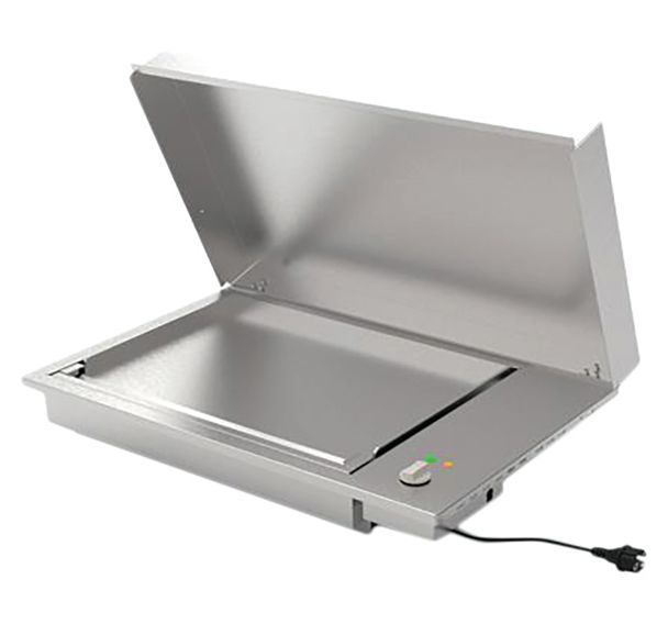 PLANCHA OASI 80 ELEC Lisse + couvercle 400125 - 2400W - Planet