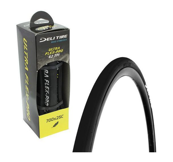 Pneu 700 x 25c deli sa-205 noir ts (25-622)