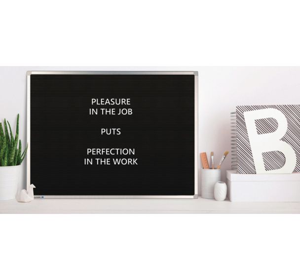 PREMIUM tableau rainuré 80x60cm Caoutchouc noir