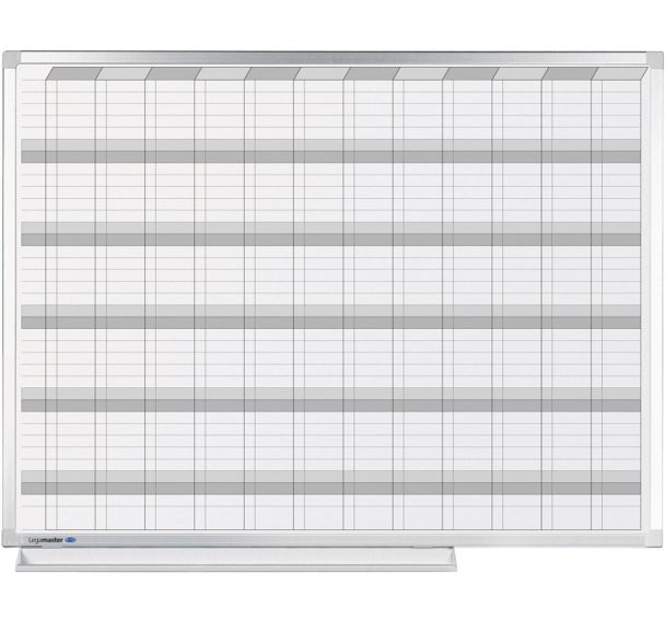 PROFESSIONAL planning annuel 365 jours 90x120cm Émail