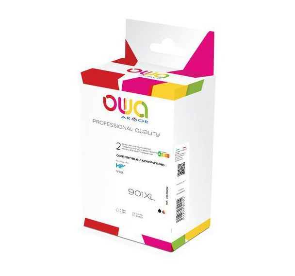 Pack2 cartouche remanufacturée HP 901XL - 4 Couleurs