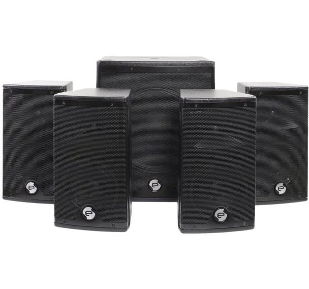 Pack 4.1 caisson de basse + 4 enceintes ELO 600i MK2 - Elokance