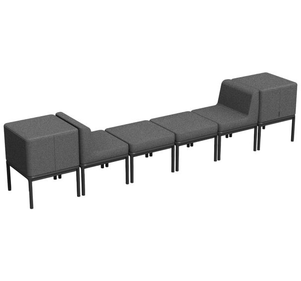 Pack 6 sièges Lotua tissu 100% polyester _ Sokoa