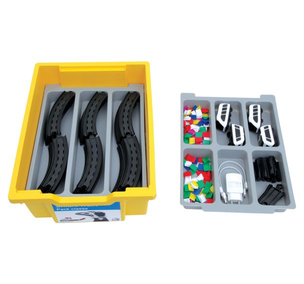 Pack Classe - Smart Train avec accessoires et bac de rangement - Intelino