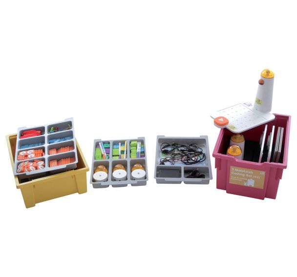 Pack Classe - 3 Matatalab, accessoires et bac de rangement - Intelino
