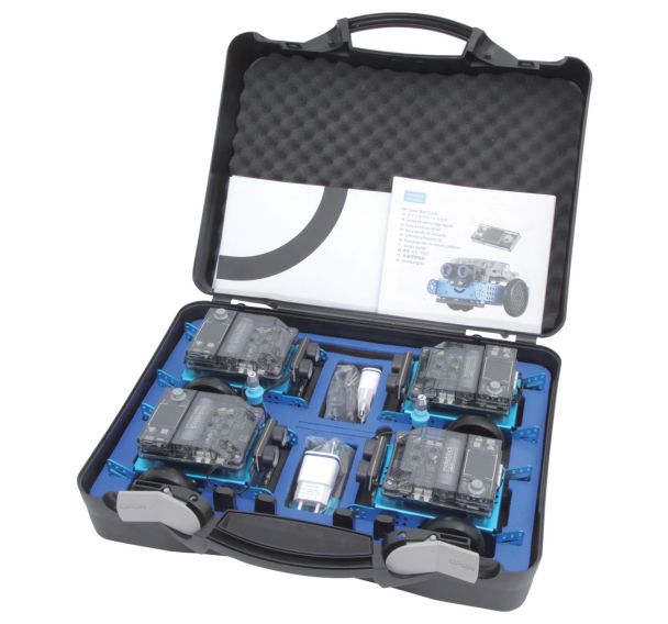 Pack Classe ROBOT- Valise avec 4 mBot2 en kit ou montée - Makeblock