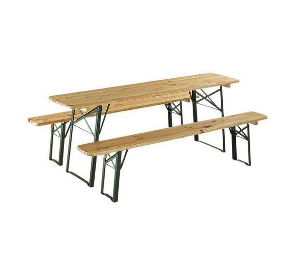 Pack Festival table + 2 bancs Leisure N Pleasure