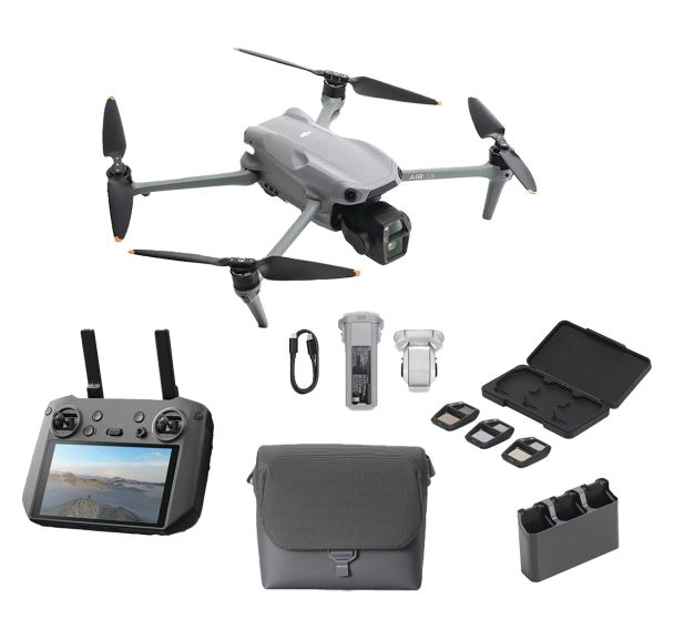 Pack Fly More : Drone Air 3S + Radiocommande RC 2 - Dji