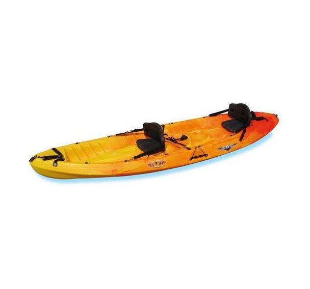 Pack Kayak Ocean Duo Soleil + 2 Pagaie Doubles 210 cm + 2 Dossiers Confort