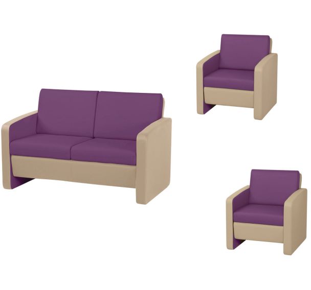 Pack Khéops 2 fauteuils + canapé - Manutan Expert