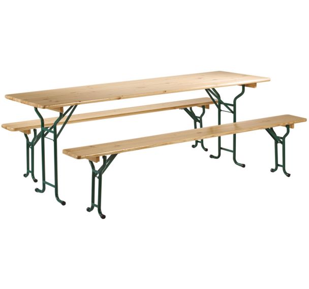 Pack Konvivial table + 2 bancs Leisure N Pleasure